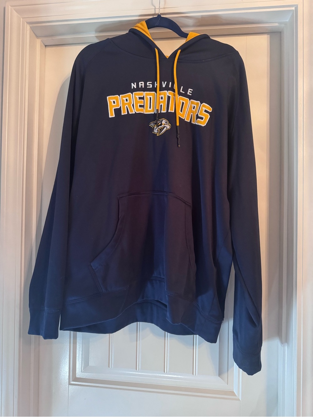 NHL Nashville Predators Navy & Yellow Hoodie Sweatshirt